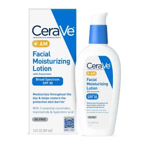 Cerave AM Facial Moisturising Lotion SPF 30 with Sunscreen for Normal to Dry Skin 89ml